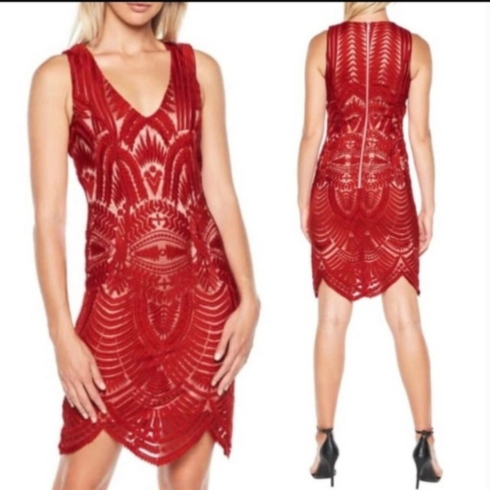 Amazing red lace dress!